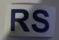Mobile Preview: Helmkennzeichnung " RS " , "RA" oder "NFS" Farbe blau