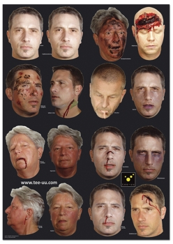 Preview: Verletzungsmuster 36-Tlg