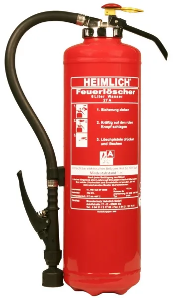 HEIMLICH® W 6 He-3, Wasserlöscher 6 Liter
